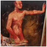Luciano Spano, Para la pintura, 1997, Óleo sobre tela