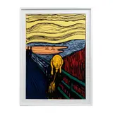 IIIA .58 (e): The scream (After Munch) COA by Andy Warhol, Serigrafía. 374 / 1500, offered Feb 2025