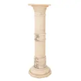 Columna, MÉXICO, SIGLO XX, Talla en mármol de Carrara