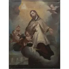 José de Alcíbar, SAN JUAN NEPOMUCENO, Óleo sobre tela