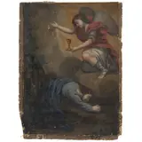 MÉXICO, PRIMERA MITAD DEL SIGLO XIX by la Oración En El Huerto, Óleo sobre tela, sold Feb 2025