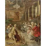 Vicente de Paredes, SALÓN DE MÚSICA, Óleo sobre tela