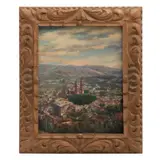 Vista de Taxco by Autor No Identificado, Óleo sobre masonite, sold Feb 2025