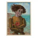 Eduardo Castellanos, Niña autómata, 1981, Óleo sobre tela