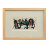 Joan Miró, Portugal, de la serie Miró escultor, 1974, Litografía sin número de tiraje