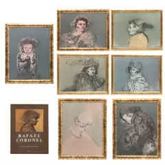 Rafael Coronel, Retratos, Litografías Offset