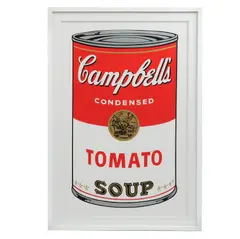 Andy Warhol, II.46: Campbell´s Soup I, Campbell's Tomato Soup, Serigrafía sin número de tiraje
