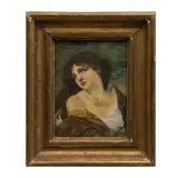 Anónimo, Retrato de dama, Óleo sobre tela