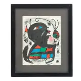 Joan Miró, Del libro Miró Litographs III, 1972, Litografía sobre papel Vitela de Rives
