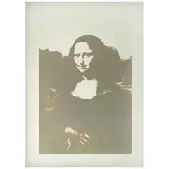 Andy Warhol, Mona Lisa #3 - Metallic on Vellum, Serigrafía, tiraje de 2500