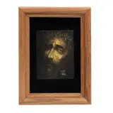 Cristo Agonizante, MÉXICO, SIGLO XX, Óleo sobre lámina de cobre