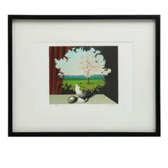 René Magritte, Le Plagiat (Plagiarism), Litografía 43 / 300, edición póstuma
