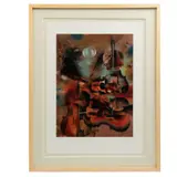 Leonardo Nierman, Serie de violines, Litografía 41 / 325