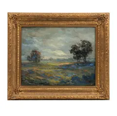 José Carlos, Paisaje rural, Óleo sobre tela