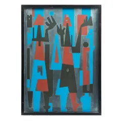 Carlos Mérida, Serifrafía sobre espejo Spectra, 1970, Serigrafía sobre espejo Spectra 312 / 500