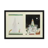 Saul Steinberg, Chrysler bulding day and night. Derriere / c Miroir