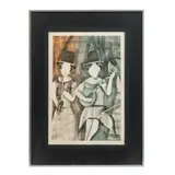 Autor No Identificado, Músicos, 1985, Litografía 15 / 17