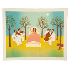 Mark Sabin, Serenade, 1979, Serigrafía 27 / 300