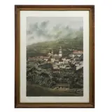 Jaime Andrade García, Paisaje de Puebla, Serigrafía 932 / 1100