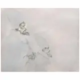 Rafael Coronel, Dos personajes, Tinta y lápiz de grafito sobre papel