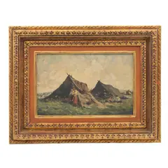 Autor Anónimo, Paisaje, Óleo sobre tela
