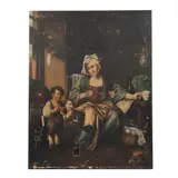 Maternidad by Autor No Identificado, Óleo sobre tela, sold Jan 2025