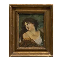 Anónimo, Retrato de dama, Óleo sobre tela