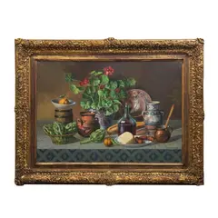 Bernal del Río, Bodegón, 1979, Óleo sobre tela