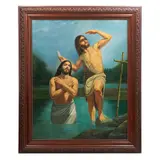 Miguel Ángel Servin Guirado, EL BAUTISMO DE JÉSUS, Óleo sobre tela