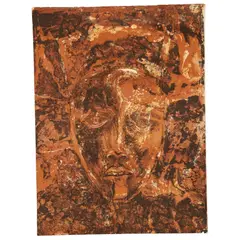 Francisco Corzas, Rostro amarillo, Litografía 88 / 200