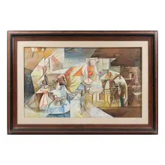 Ravishek Hontsert, Untitled, 1997, Óleo sobre tela