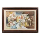 Ravishek Hontsert, Untitled, 1997, Óleo sobre tela