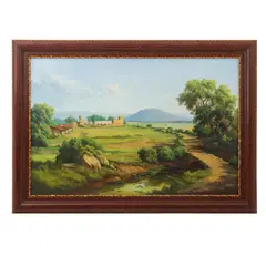 La Hacienda, 1987 by Jesús Orozco Martínez, 1987, Óleo sobre tela, offered Dec 2024