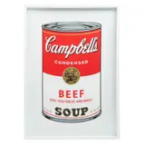 Andy Warhol, II.49: Campbell's Soup I, Beef, Serigrafía sin número de tiraje