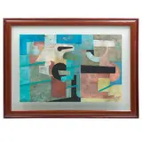 Jorge Flores, "Calli" - Casa. De la serie "Otras voces... Otros signos...", Mixta sobre papel