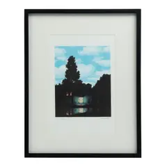 René Magritte, L'Empire des lumières, Litografía, edición póstuma 103 / 300