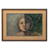 Fanny Rabel, La mitad del cielo, Acrílico sobre masonite