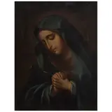 José de Alcíbar, VIRGEN DOLOROSA, Óleo sobre tela