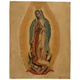 Miguel Cabrera, VIRGEN DE GUADALUPE, Óleo sobre lámina de cobre