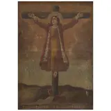 MÉXICO, SIGLO XIX by Virgen y Mártir Santa Librada, Óleo sobre tela, sold Dec 2024