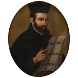San Ignacio de Loyola, MÉXICO, SIGLO XIX, Óleo sobre tela