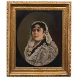 Retrato de Dama, ESPAÑA, SIGLO XIX