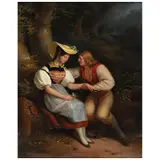 Édouard Pingret, ESCENA GALANTE
