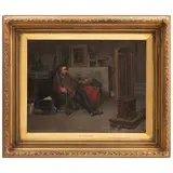Herman Frederick Carel ten Kate, RETRATO DE ARTISTA, Óleo sobre tela
