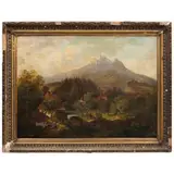 PAISAJE CAMPESTRE by Johann Nepomuk Schödlberger, Óleo sobre tela, offered Dec 2024