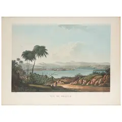 Alexandre Jean Noël, FRANZ HEGI (GRABADOR), Grabado al aguatinta coloreado