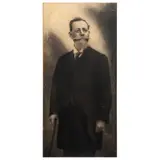 MÉXICO, CA. by Retrato de Venustiano Carranza, 1915, Fotografía con detalles coloreados, montada sobre tela en bastidor, offered Dec 2024