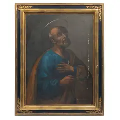 San Pedro, MÉXICO, FINALES DEL SIGLO XIX, Óleo sobre tela