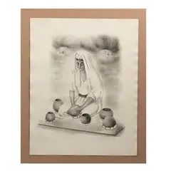 Alfarera by Francisco Dosamantes, Litografía 74 / 100, sold Nov 2024