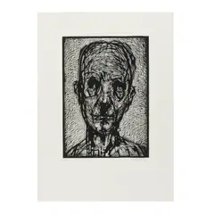 Luis Granda, Rostro, 2008, Grabado 3 / 120